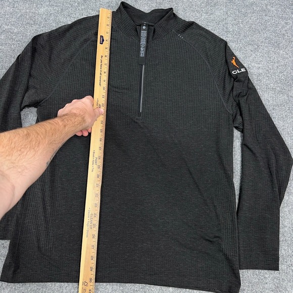 Lululemon Half Zip Pullover Men 2XL Graphite Gray Black Metal Vent Tech CLE WNBA - Picture 5 of 9